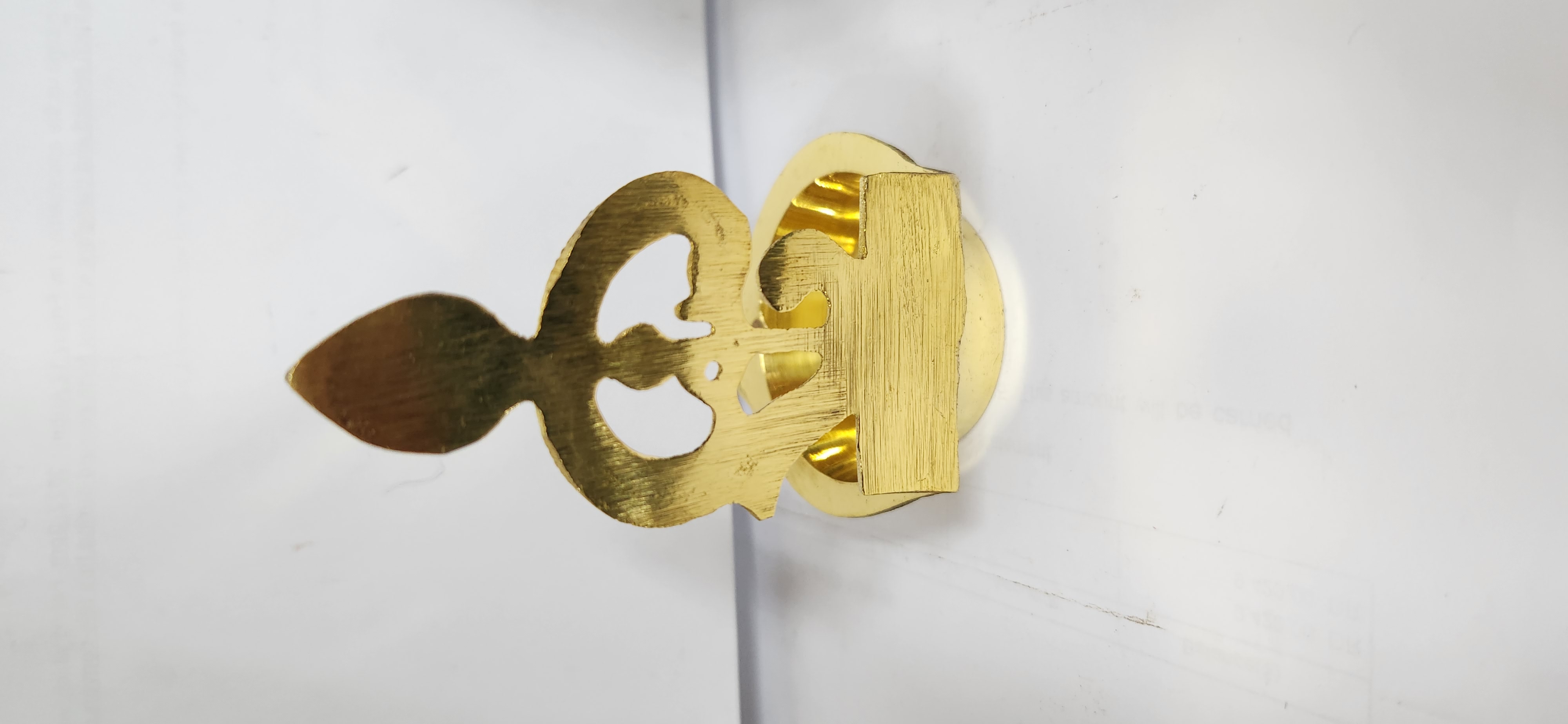 BRASS AUM DIYA Height 12 cm