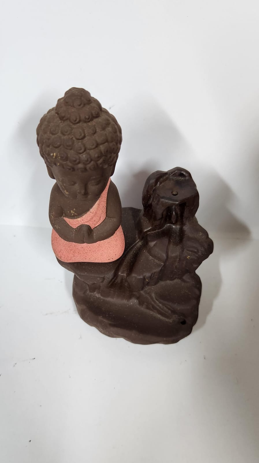 BUDDHA SMOKE REVERSE FOUNTAIN (S) - H 10.6 CM