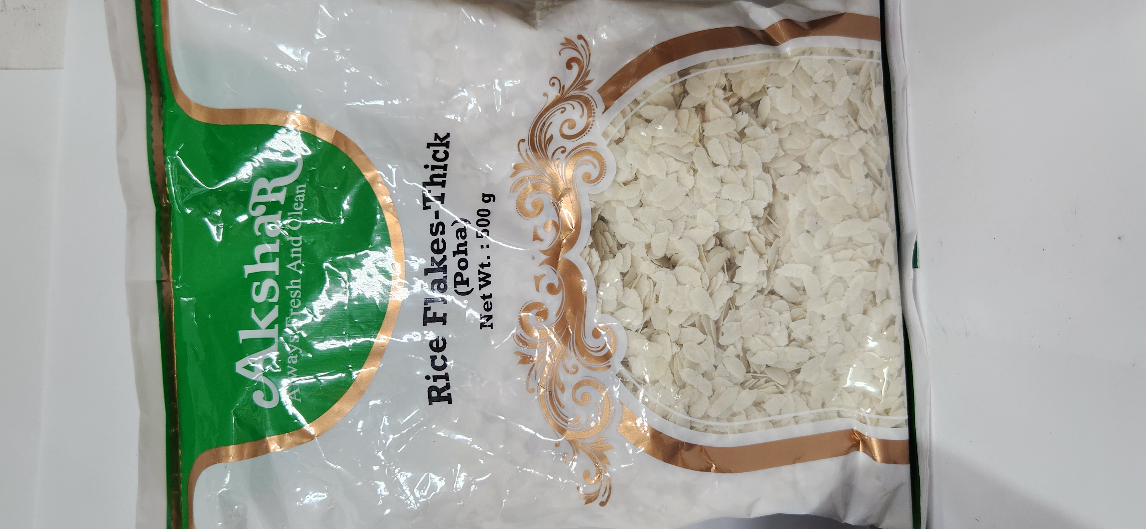 Akshar Rice Flakes Thick - 500 Gms