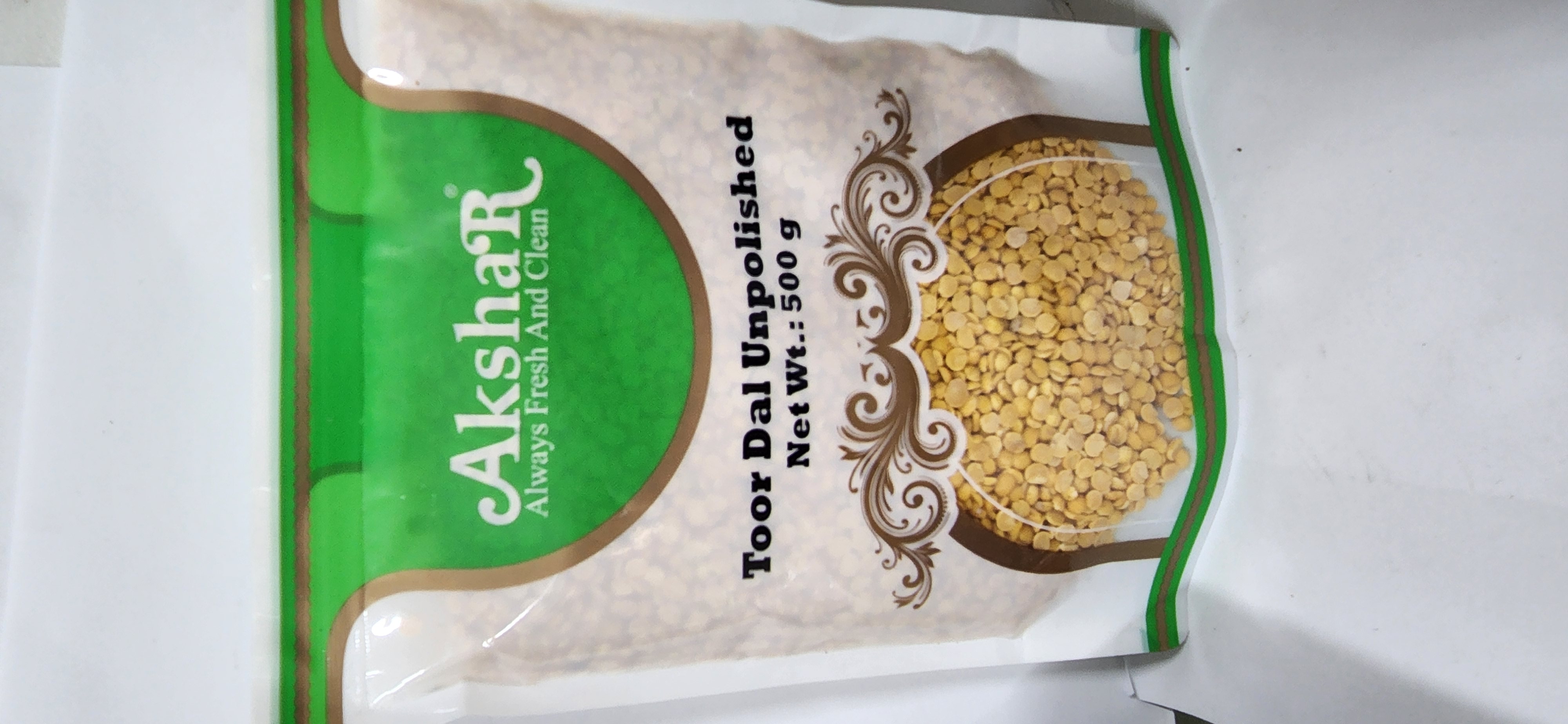 Akshar Toor Dhal Unpolished - 500 Gms