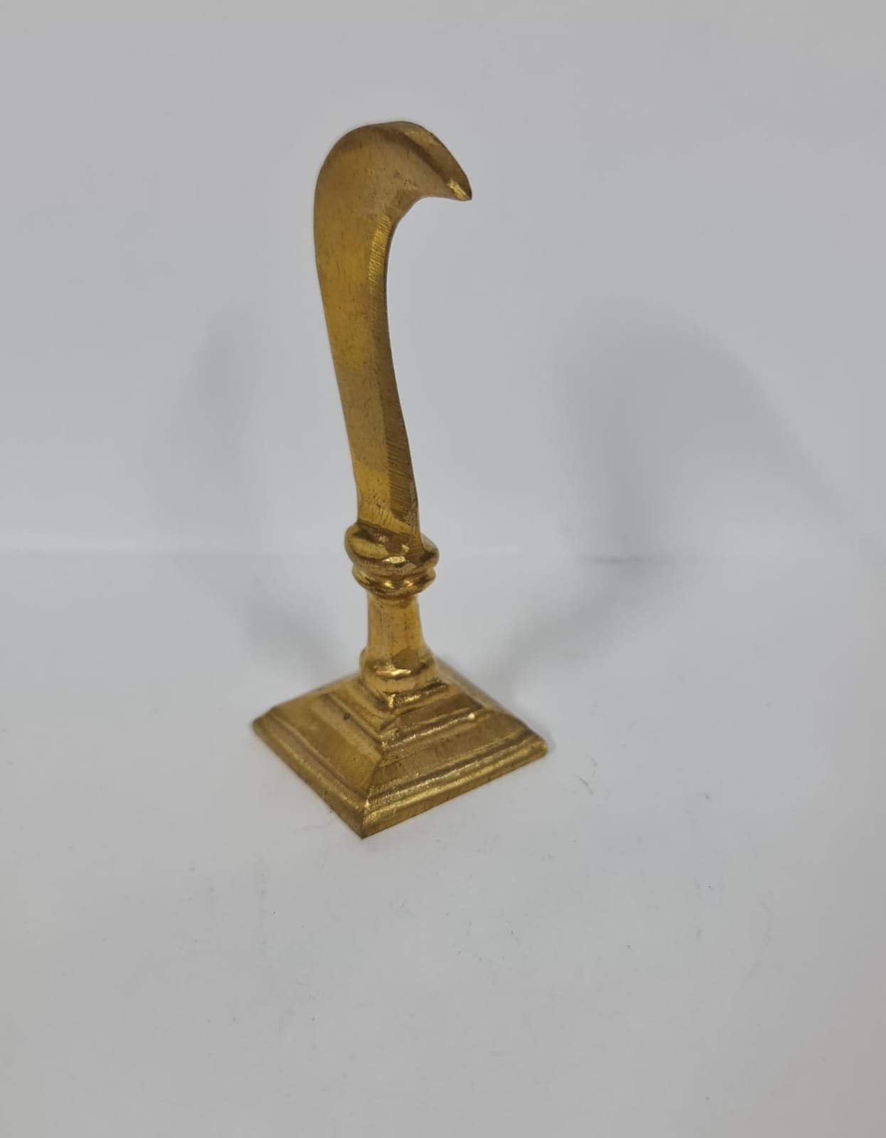 Solid Brass Aruval With Base - Small - 10.5 CM (H)
