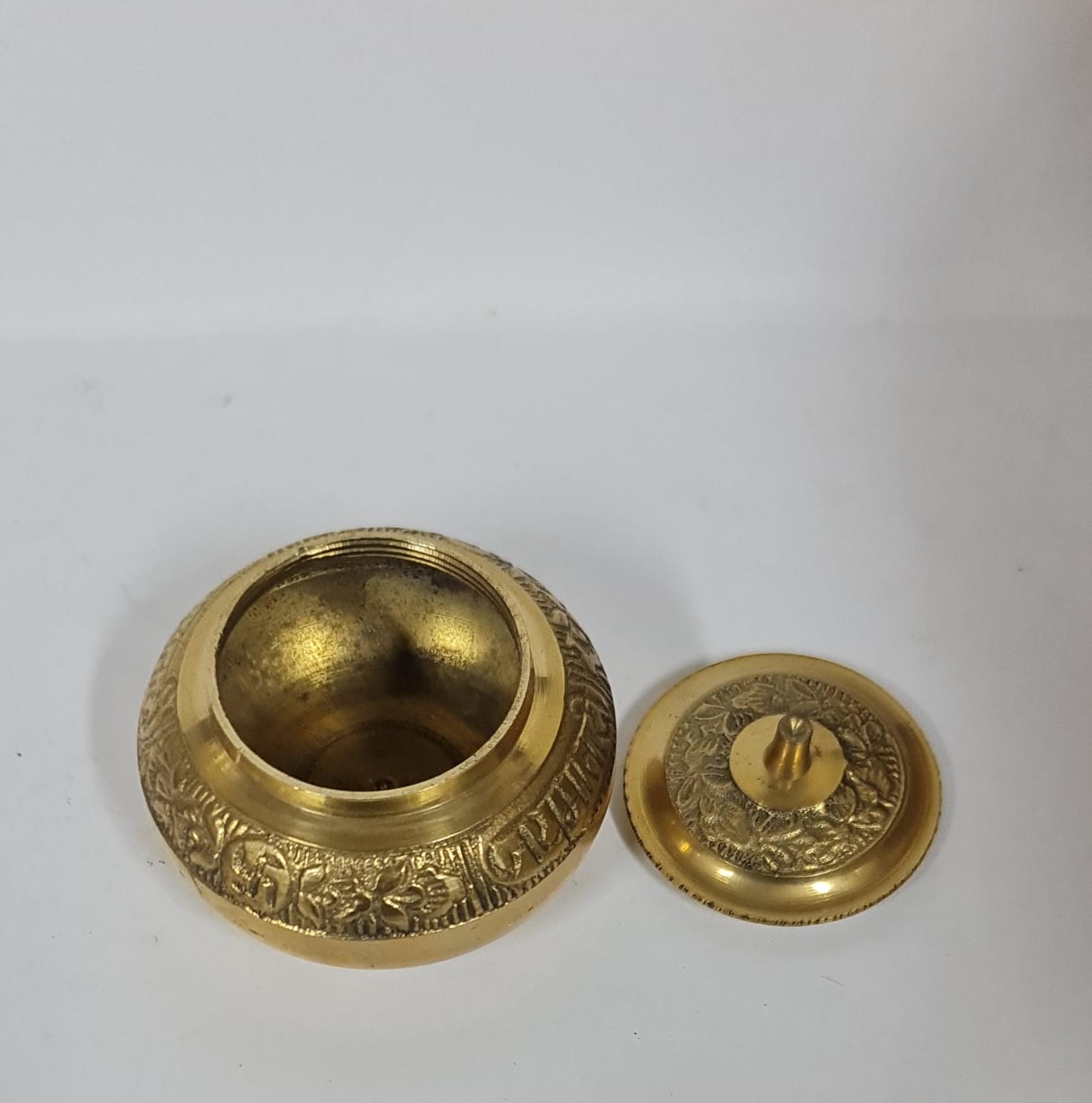 BRASS KUMKUM BOX