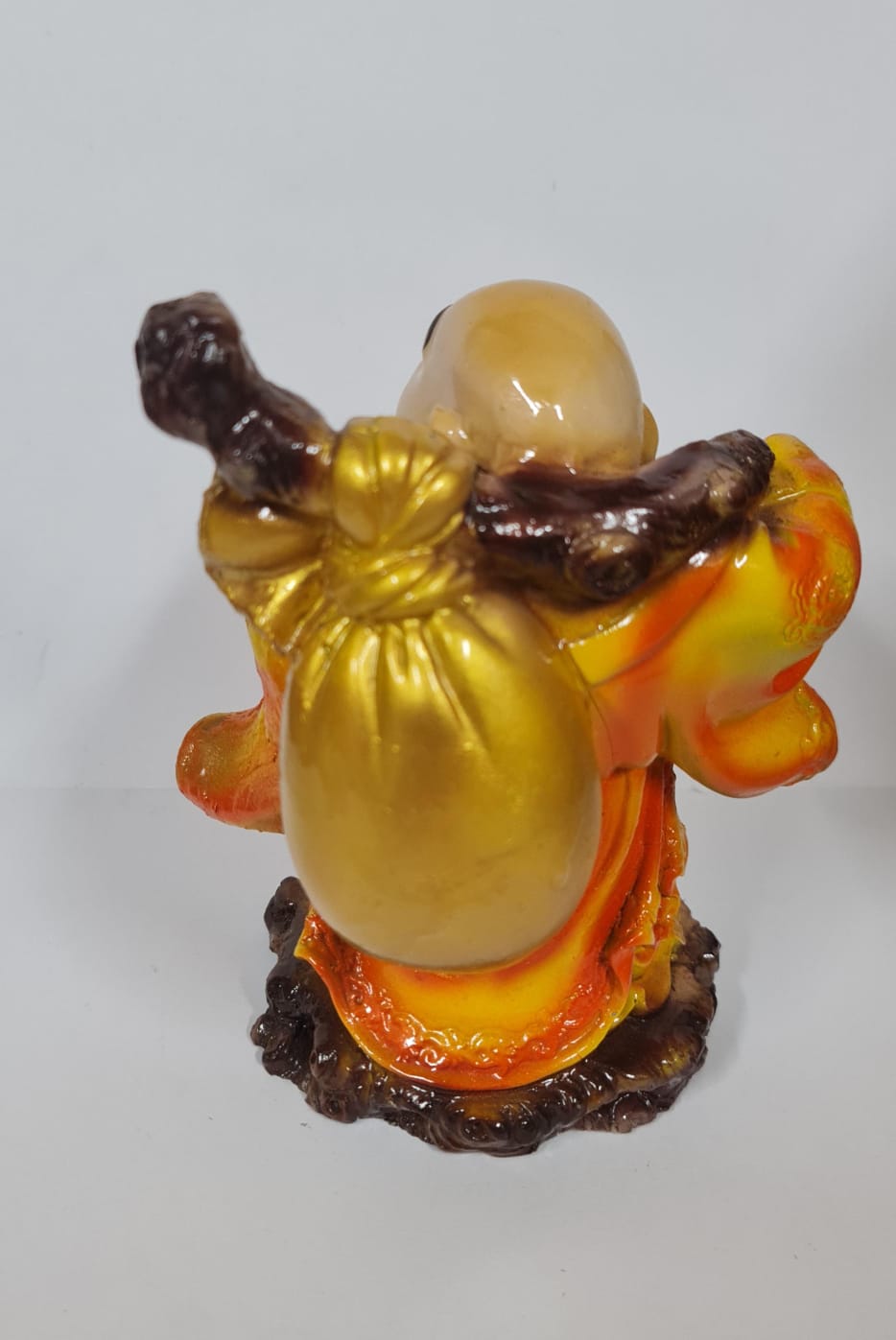 LAUGHING BUDDHA STATUE - Size (M) - Height 10.7 cm