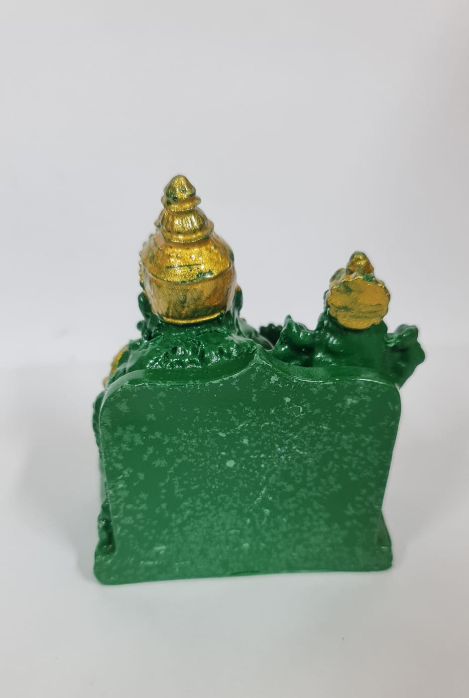 GREEN LAKSHMI KUBER STATUE - Size (S) - Height 9 cm