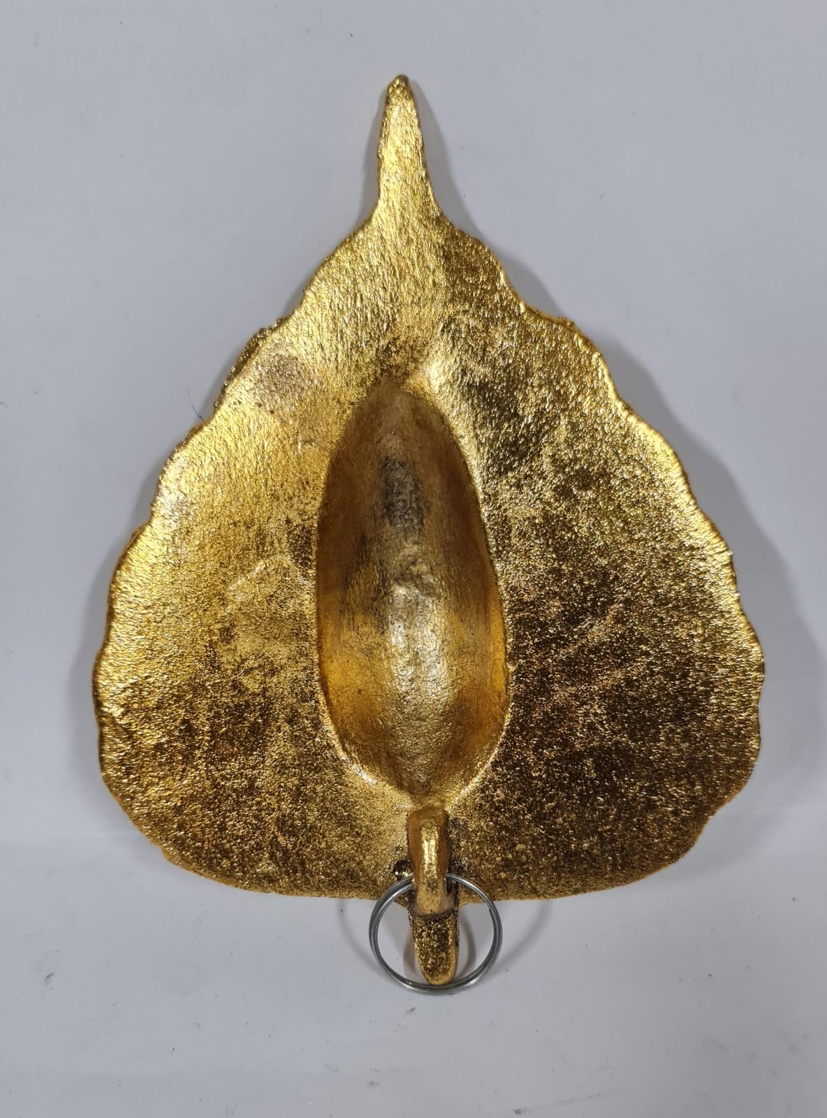 White Metal Ganesh /Ganpati Wall Hanging/Feng Shui Wall Decor