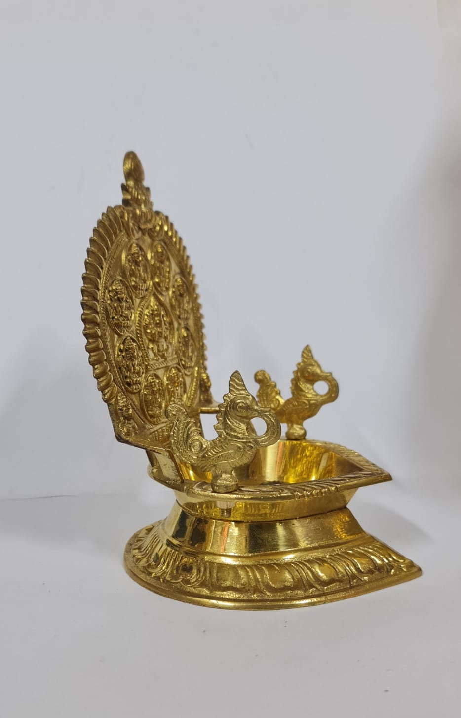 Brass Ashtalakshmi Vilakku/Diya