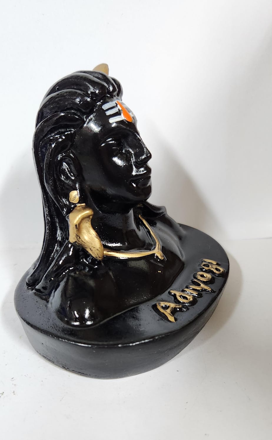 BLACK ADIYOGI STATUE (M) - H 10.2CM