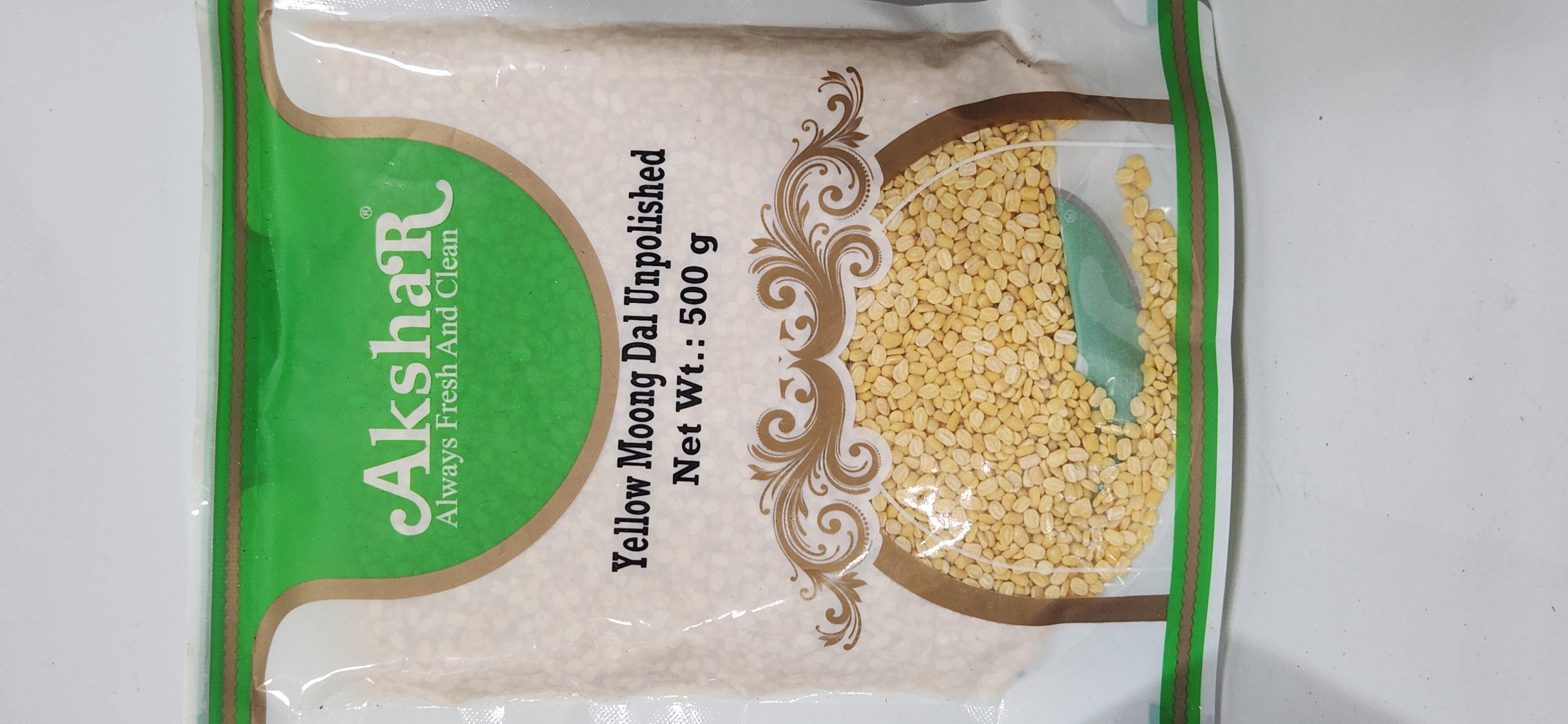 Akshar Yellow Moong Dhal - 500 gms