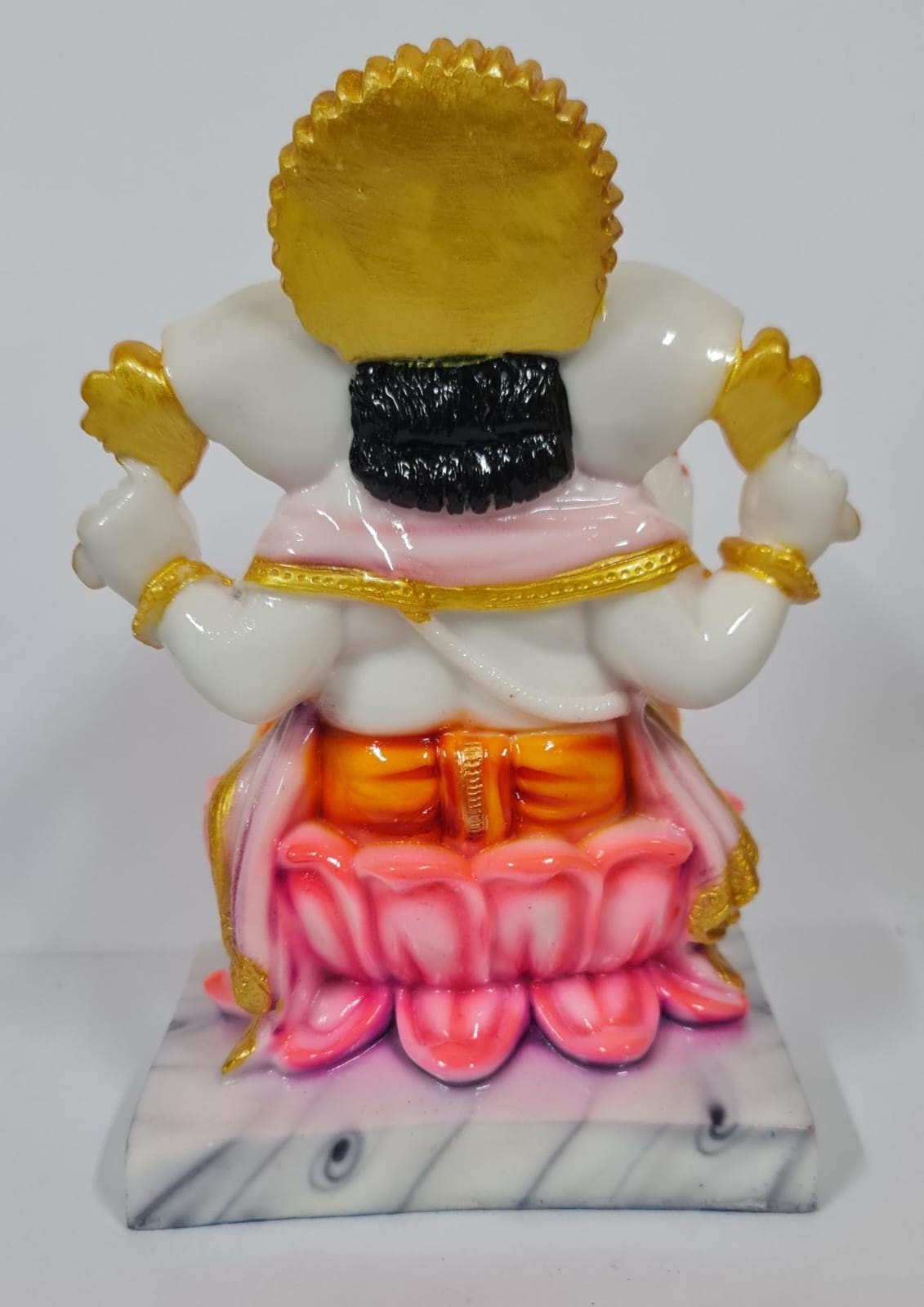 LOTUS GANESHA STATUE - Size (M) - Height 10.7 cm