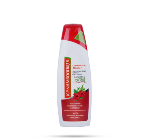 Chemparathi Thaali Shampoo - 200 ml | Traditional Daily Hibiscus Hair Cleanser/ With Hibiscus, Henna, Aloevera