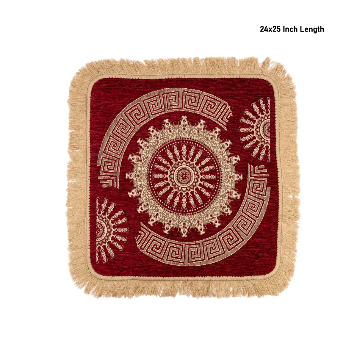 Pooja Aasan Mat - 24 x 25 Inches | Cloth Pooja Mat/ Asan Mat for Meditation