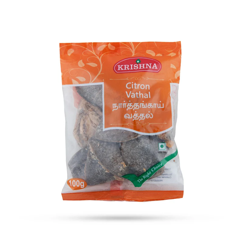 Narthangai Vathal - 100 Gms | Citron Vathal/ Sun Dried Narthangai Vathal/ Vadagam