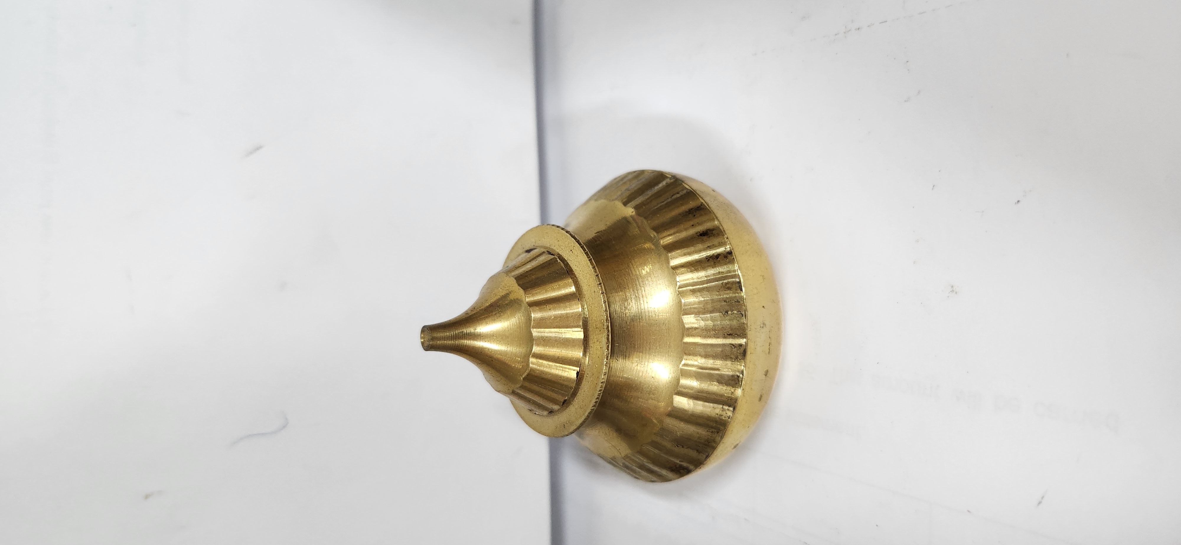 BRASS KUM KUM HOLDER - Height 6cm