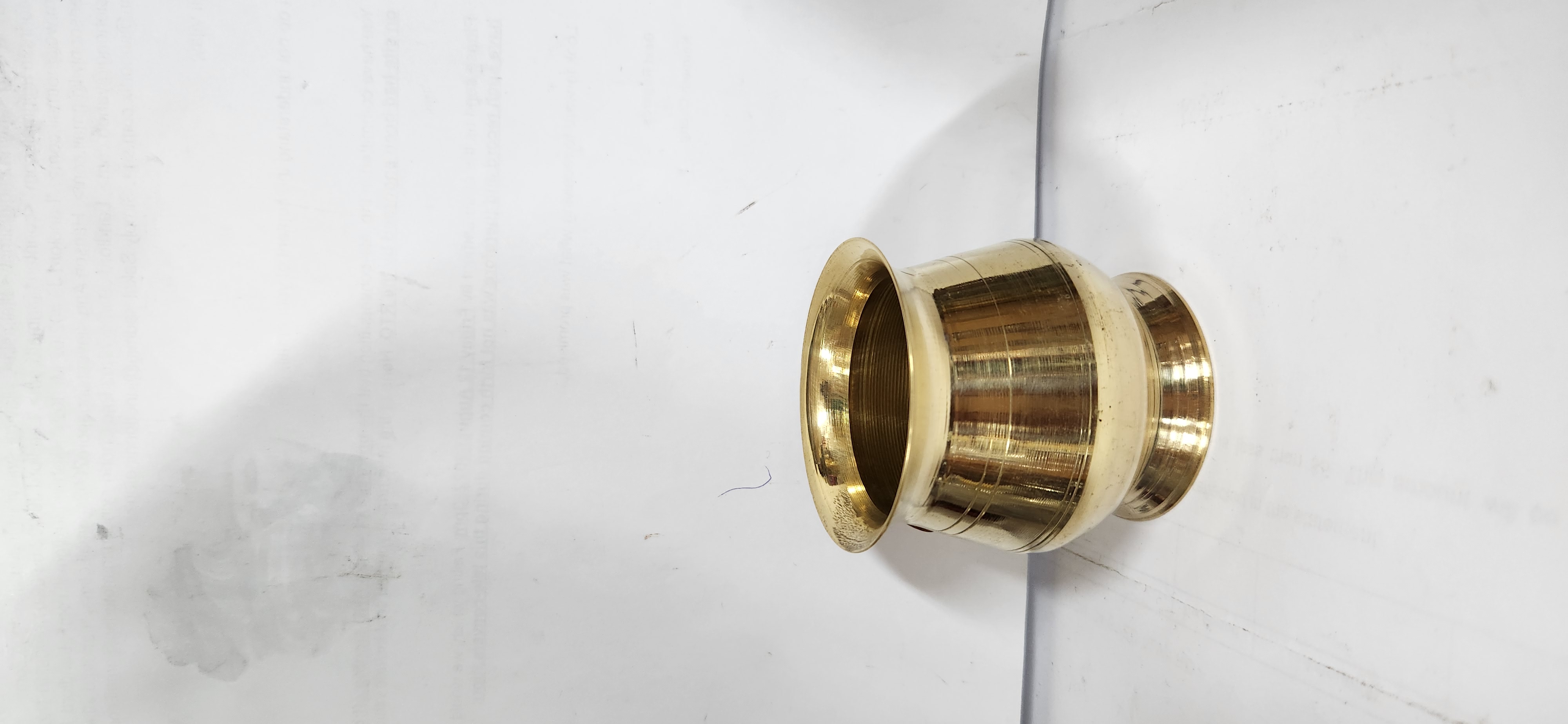 PURE BRASS LOTA (M) - HEIGHT 6 CM
