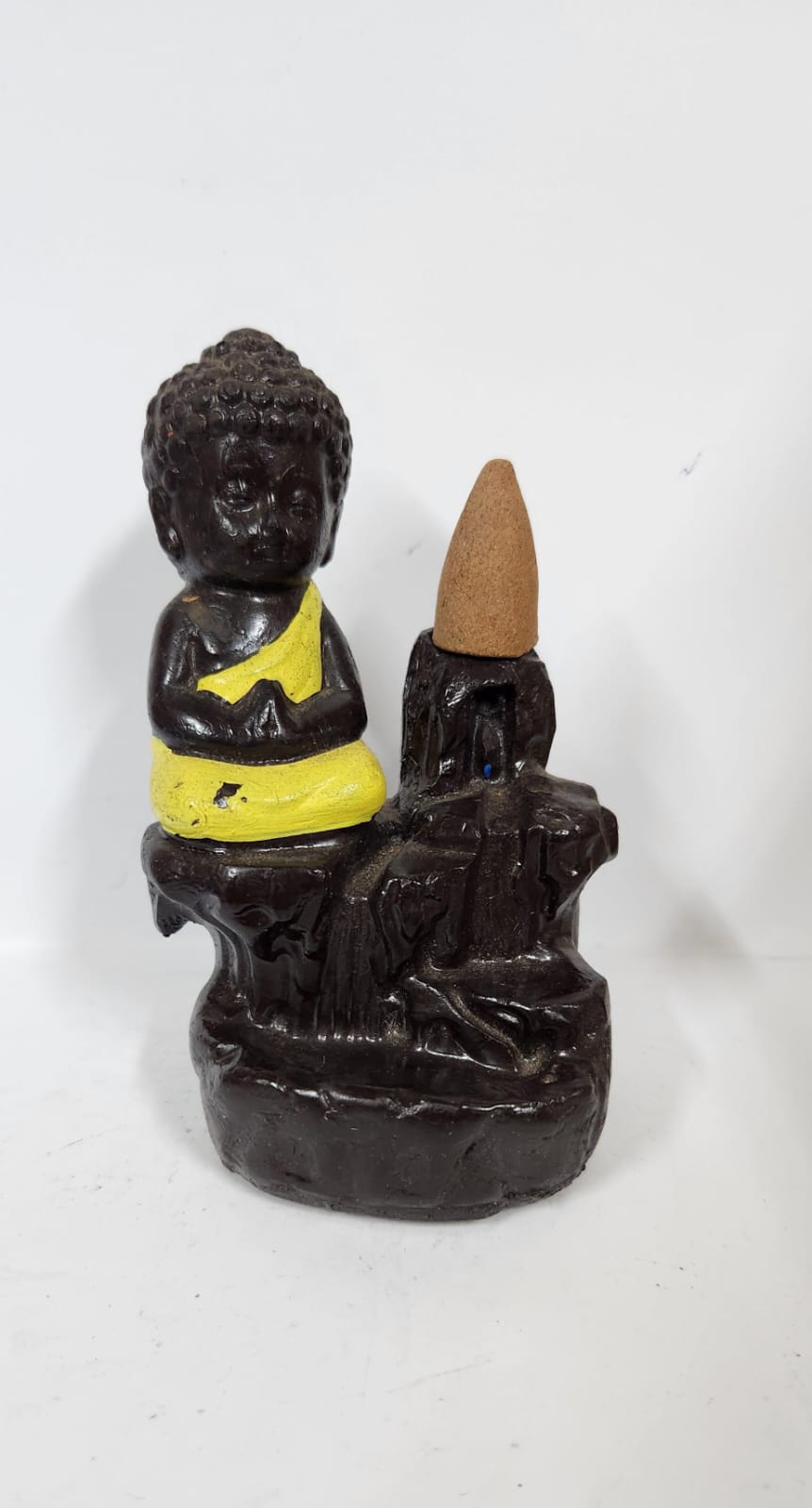 BUDDHA SMOKE REVERSE FOUNTAIN (S) - H 10.6 CM