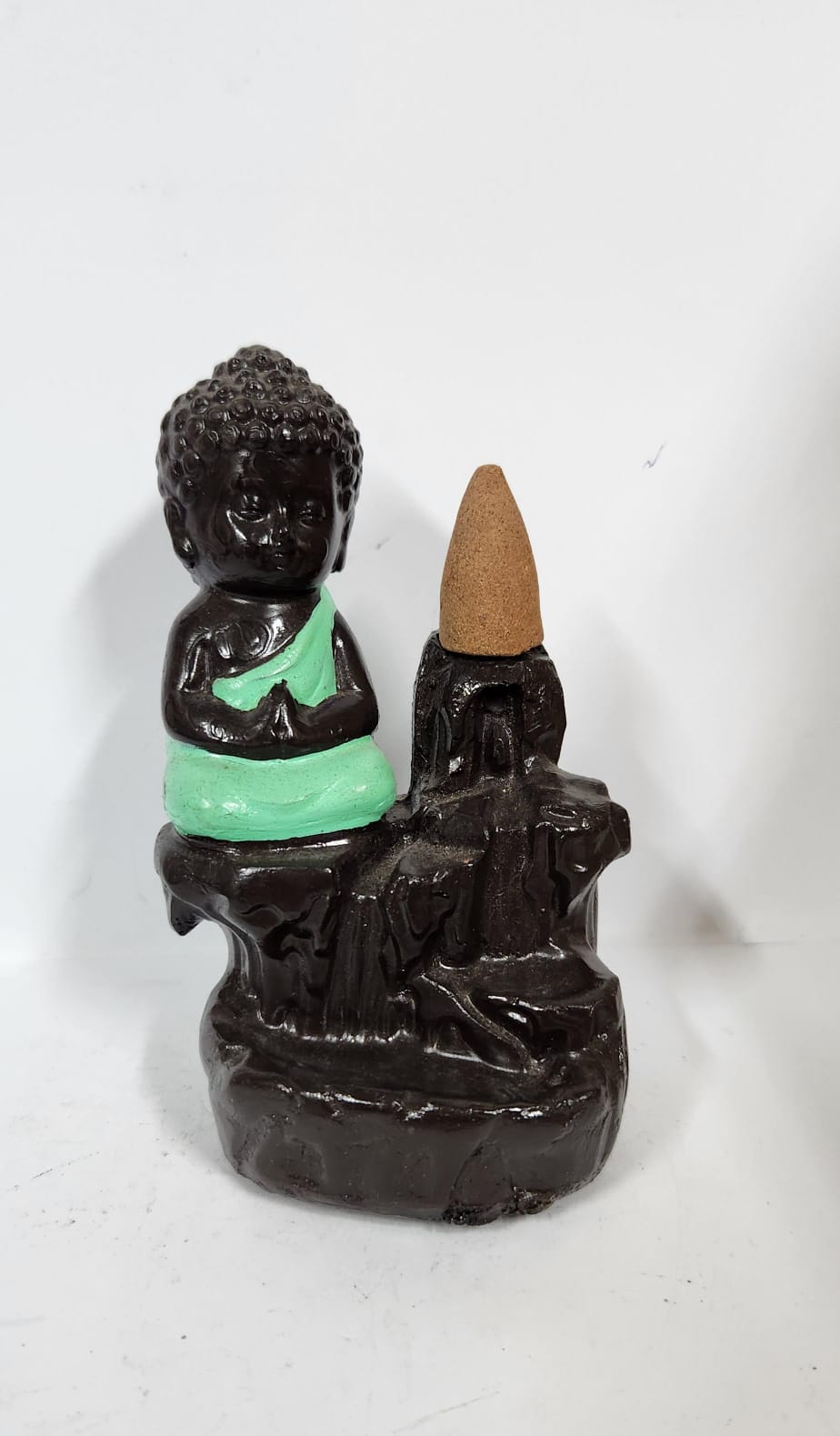 BUDDHA SMOKE REVERSE FOUNTAIN (S) - H 10.6 CM