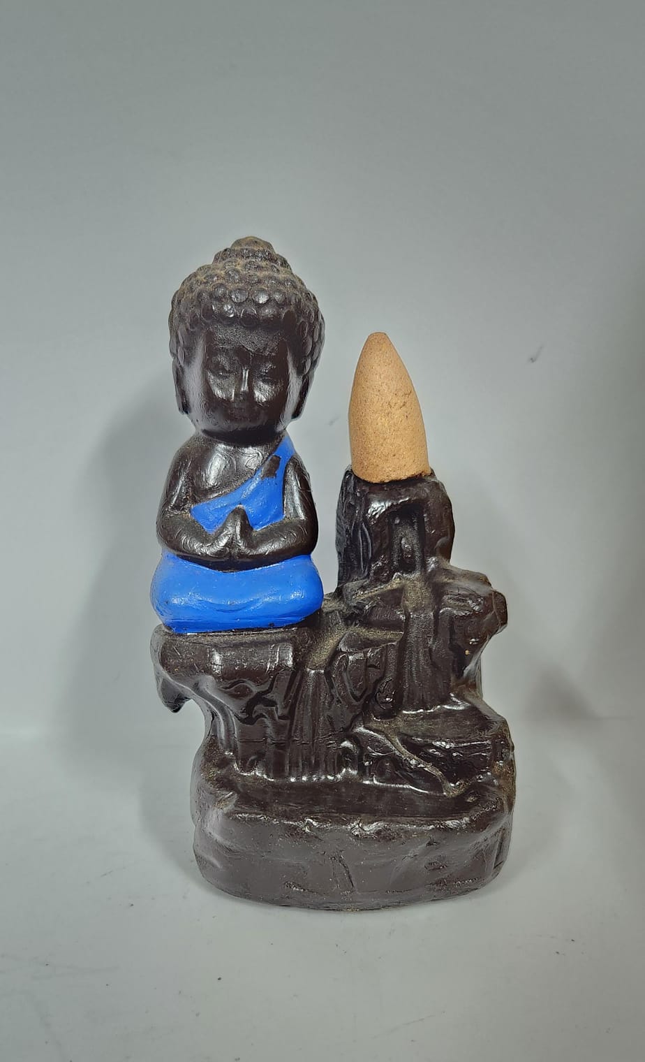 BUDDHA SMOKE REVERSE FOUNTAIN (S) - H 10.6 CM