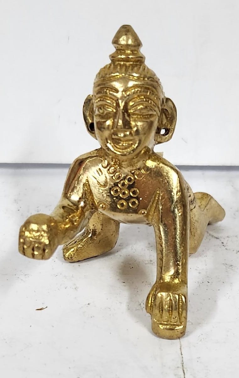 BRASS BALGOPAL STATUE (S) Size H 5cm