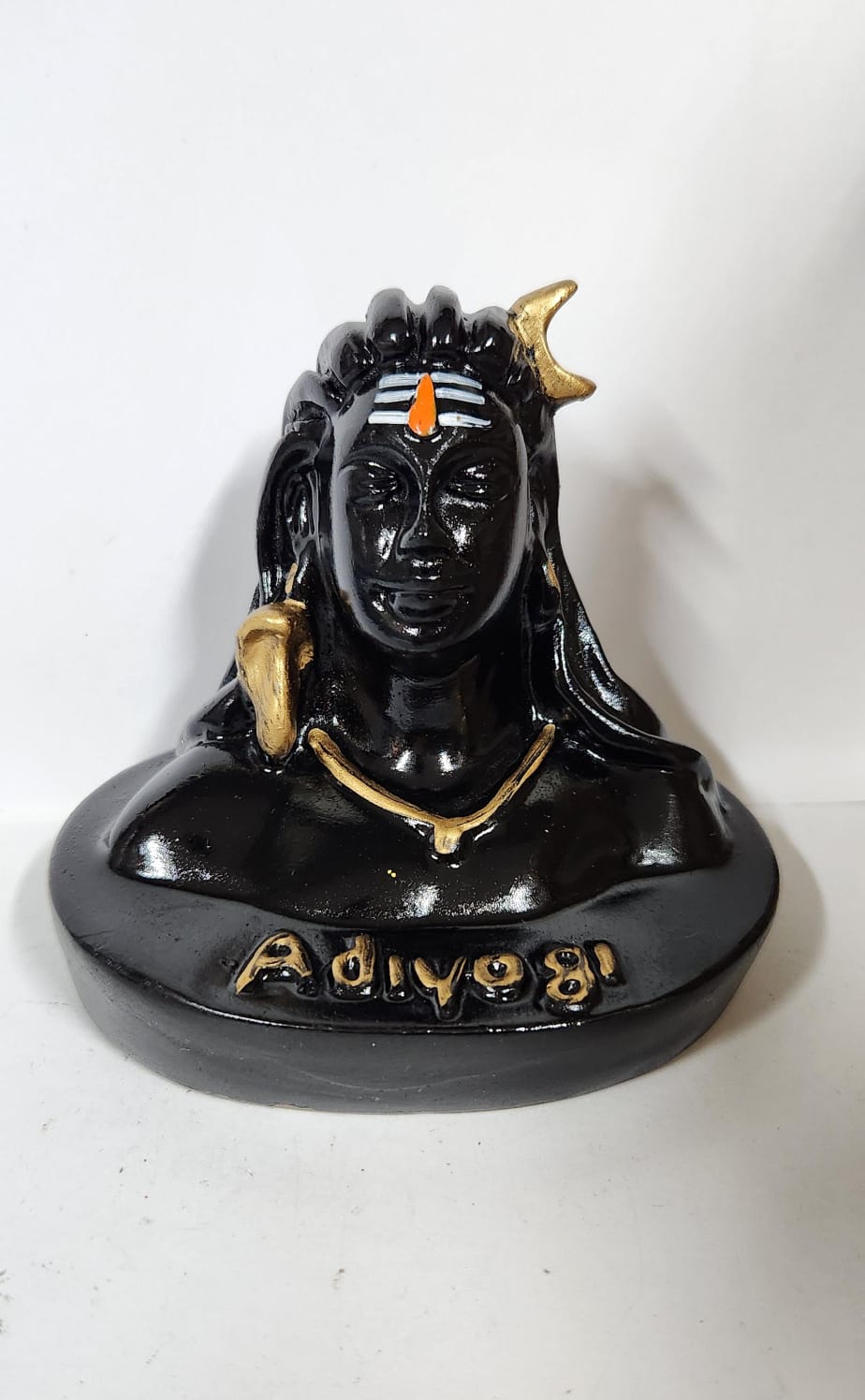 BLACK ADIYOGI STATUE (M) - H 10.2CM