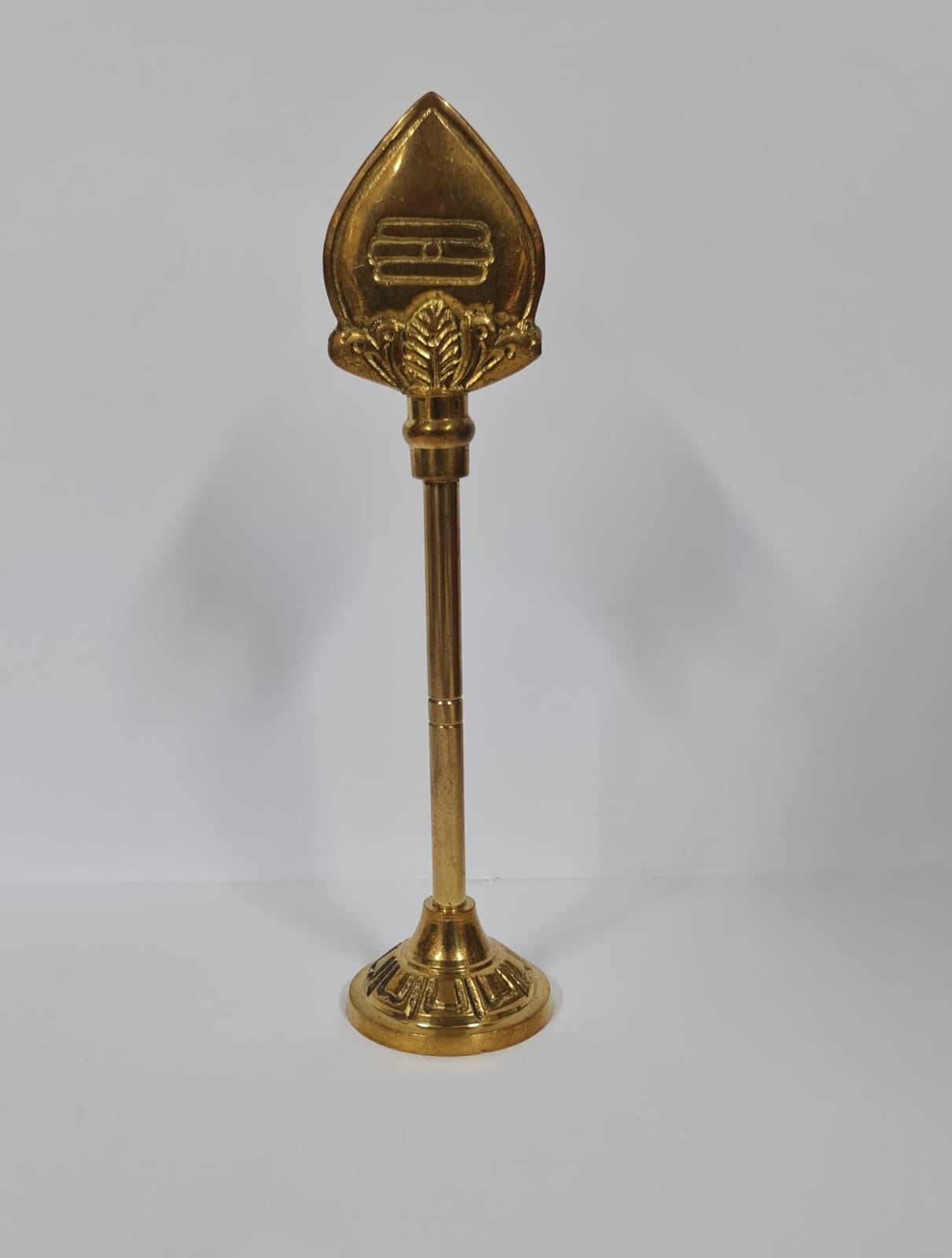 Solid Brass Vel With Base - Medium - 10.5CM (H)
