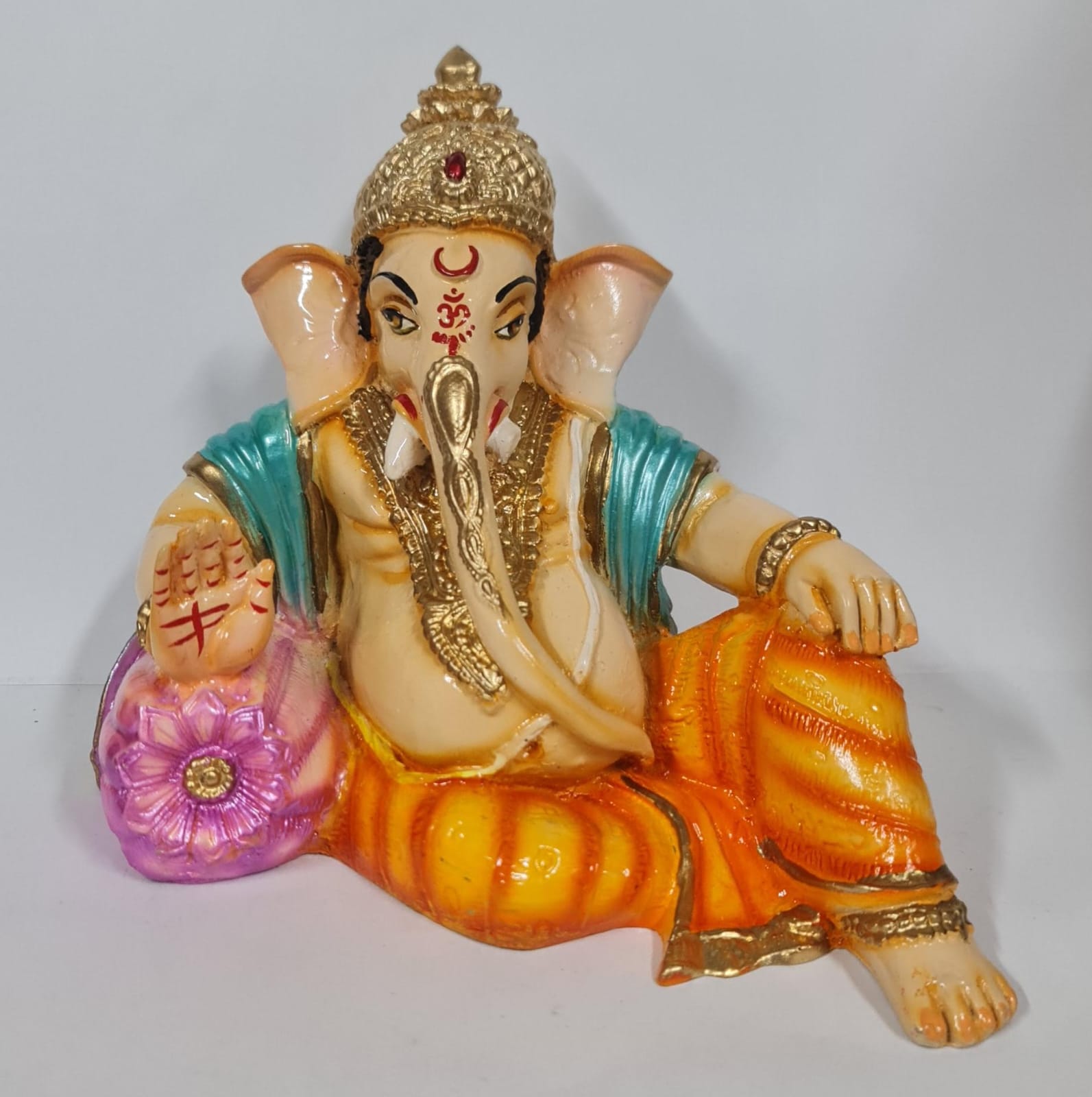 SITTING GANESH -  Size (M) - Height 10.5 cm