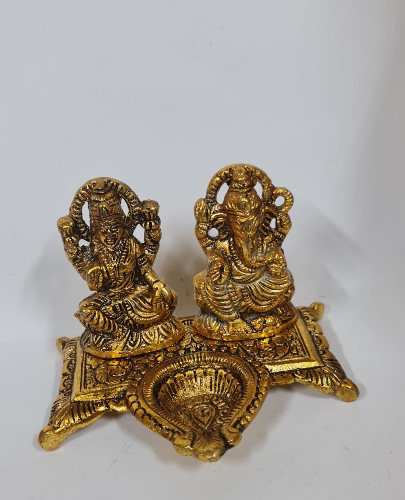 Metal Ganesha Lakshmi