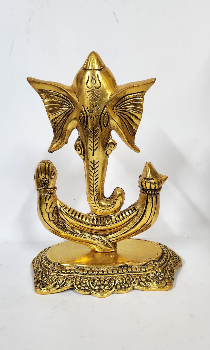 Ganesh Face - 10.5 Inches (h) - Medium