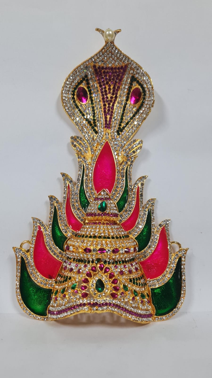 Half Crown  | Multicolour Stone Naag Kireedam/ Mukut/ Andal Kiridam for Deity